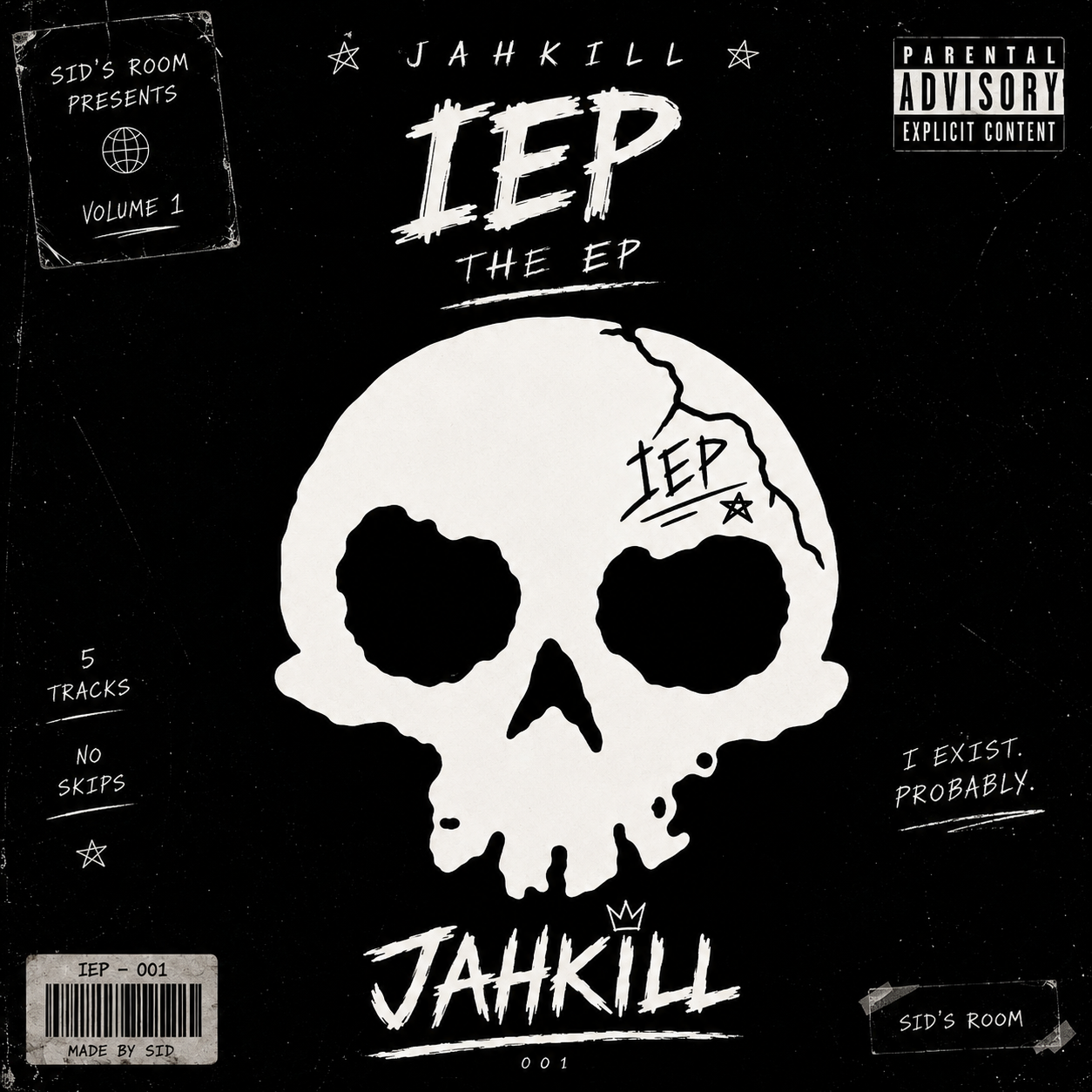 JAHKILL — IEP EP cover art